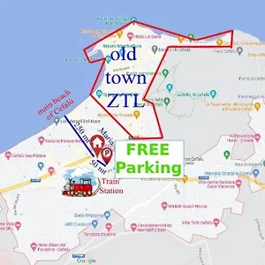 Maria's - Free Parking Area, No Ztl Appartement Cefalù